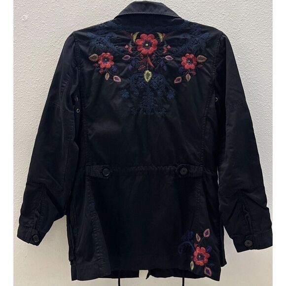 Johnny Was Los Angeles Sz Small Frankie Army Jacket NWT Floral Embroidered - Picture 16 of 16